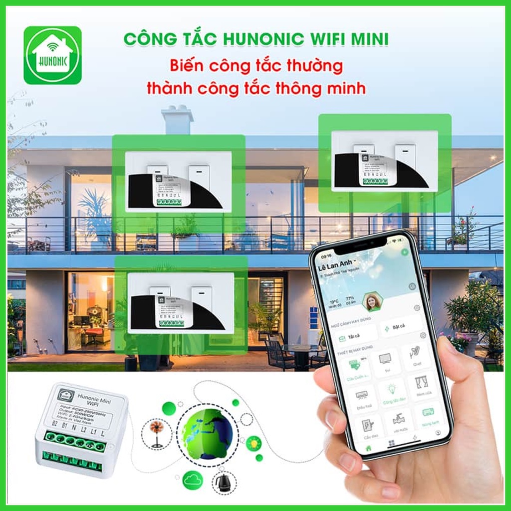 Hệ thống điện điều khiển thông minh trong ngôi nhà thông thường