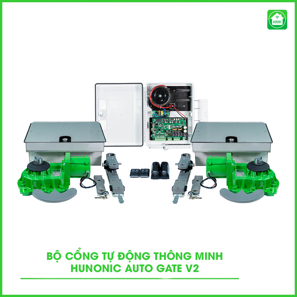 Cổng Tự Động Hunonic Auto Gate V2 (bộ 2 moto)